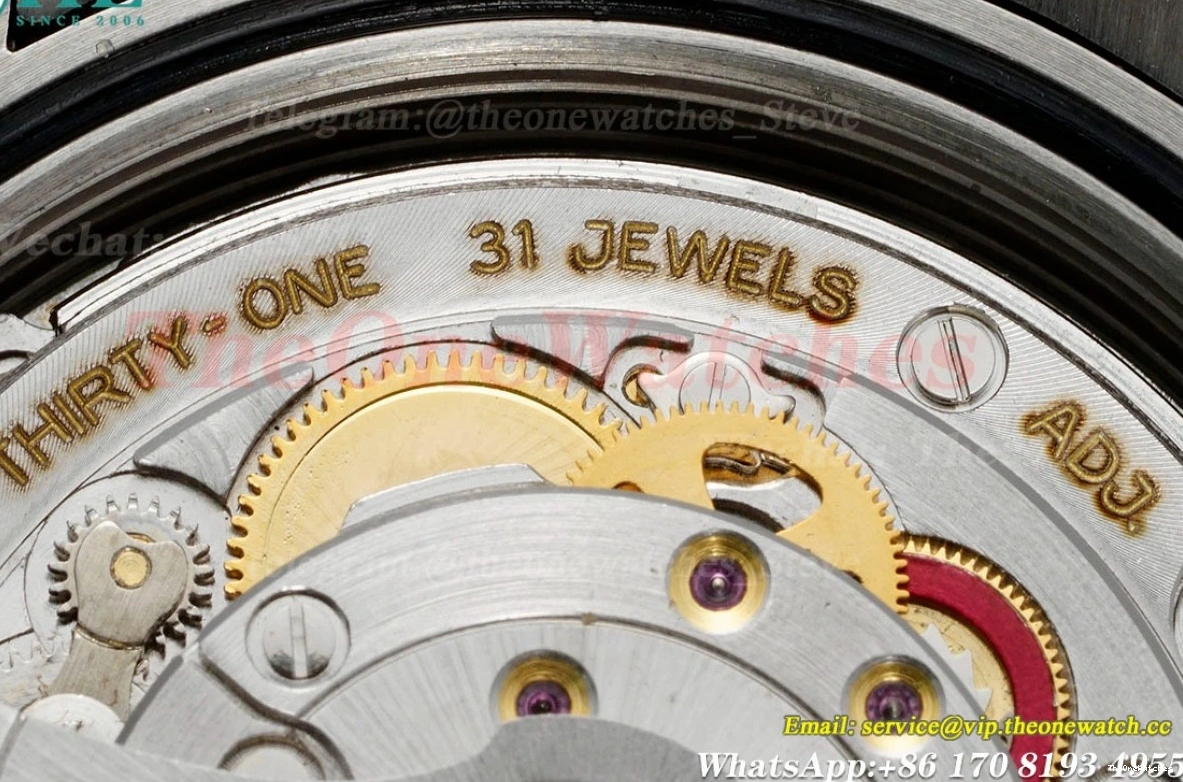 (Gain Green SS V4 JDF Weight) 40mm SS VR3255 DayDate 228239 Arab 0131